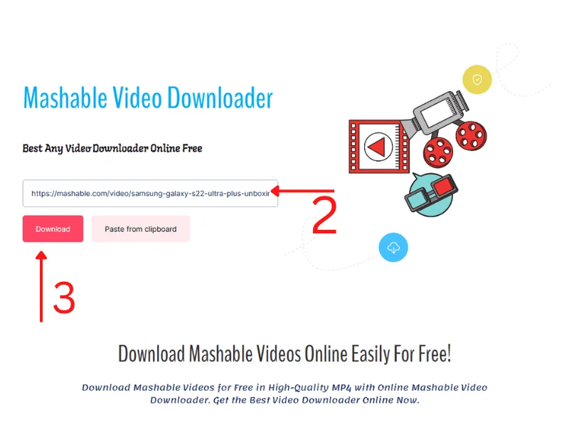 Mashable Video Downloader